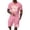 Pink, variant on Outfits for Men Men's Two Piece Matching Combo Printed Short Sleeve T Shirt and Shorts Comfortable Casual Summer Outfit Letter Print Beige L