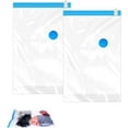 thumbnail image 1 of PinesC 2 Pcs Vacuum Storage Bags for Clothes, Vacuum Storage Bags, Travel Essentials Vacuum Bags for Clothes Travel, 50x70cm vacuum bags for Travel Clothes Pillows Blankets Storage, 1 of 5