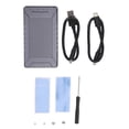 thumbnail image 2 of External SSD Case, Plug and Play M.2 NVMe NGFF  SSD Enclosure 10Gbps Two Bay  for M.2 2230 42 60 80 SSD, 2 of 8
