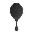 thumbnail image 4 of Unique Bargains 1pc Stylish Flower Pattern Handheld Mirror for Personal Grooming Black, 4 of 5