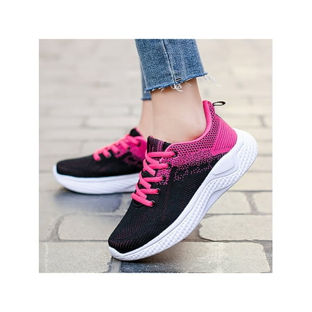 

Womens Athletic Works Wide Width Sneaker Ladies Lightweight Running Shoes Size 4-10