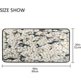 thumbnail image 3 of Dreamtimes 39x20 Inch Area Rug Floral Daisy Pattern Door Mat Washable Non-Slip Throw Floor Carpet Comfort Standing Mat for Kitchen, Floor, Office, Sink, Laundry, 3 of 6