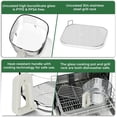 thumbnail image 6 of FREE VILLAGE 4.5 QT Air Fryer,1500W Portable Airfryer with Digital Touch Control 8 Cooking Presets and Visible Window,Dishwasher Safe Basket with No Coating,Up to 400°F - White, 6 of 9