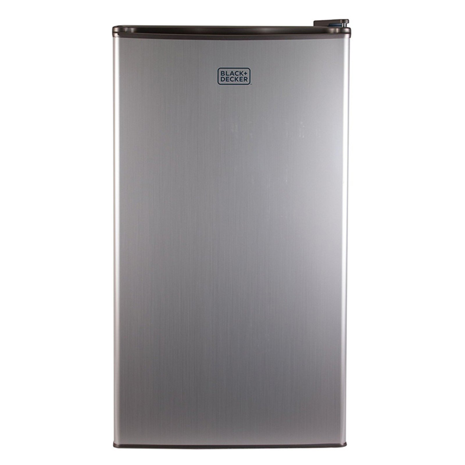 BLACK+DECKER BCRK32V Compact Refrigerator Energy Star Single Door Mini Fridge with Freezer, 3.2 cu. ft., Silver - image 4 of 6