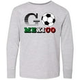 thumbnail image 3 of Inktastic Go, Mexico- Soccer, Football Long Sleeve Youth T-Shirt, 3 of 5