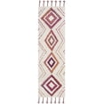 thumbnail image 2 of SAFAVIEH Casablanca Imogene Southwestern Shag Runner Rug, Ivory/Multi, 2'3" x 8', 2 of 4