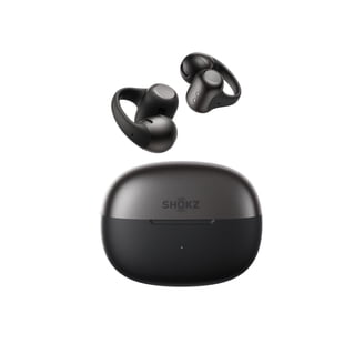 Shokz, OpenDots ONE - Open-Ear Wireless Bluetooth Earbuds, Black