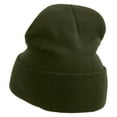 thumbnail image 2 of Mario The Bowsers 12 Inch Long Knitted Beanie - Olive OSFM, 2 of 5