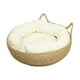 thumbnail image 2 of Cesta para cama de gato, rascador para gatos, mueble duradero con cojín extraíble para mascotas 40cmx14cm, 2 of 9