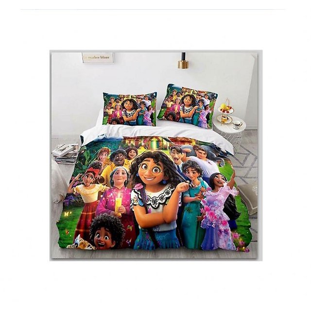 Style D Bedding Encanto 3d Duvet Cover Set Microfiber Sheets And Pillowcase