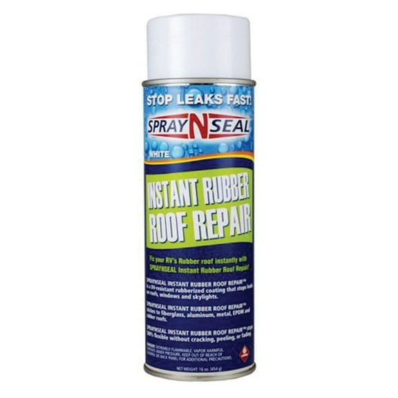 Leisure Time 60030 SPRAYNSEAL Instant Rubber Roof Repair - 12 oz. Aerosol Can