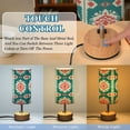 thumbnail image 3 of Touch-Control 3-Color Desk Lamp with Plug – Energy-Saving LED + 3 Simultaneous Charging Ports Nordic Christmas Color Pattern, 3 of 8