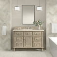 thumbnail image 6 of James Martin Vanities 424-V48-3Emr Lorelai 48" Single Basin Wood Vanity Set - Whitewashed, 6 of 7