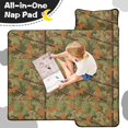 thumbnail image 4 of Camo and Twig Tan Pattern Teens Toddler Nap Mat with Pillow, Sleeping Mat Bag for Preschool Daycare 50"x20", 4 of 6
