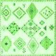 thumbnail image 1 of Ahgly Company Indoor Square Solid Green Modern Area Rugs, 7' Square, 1 of 1