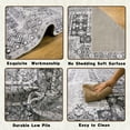 thumbnail image 3 of ZENELESS 5x7 Area Rugs Non Slip Washable Gray Rug, Foldable Low Pile Carpet for Living Room Dining Room Bedroom and Soft Accent Rug Farmhouse Office Home Decor, Pet & Child Friendly, 3 of 9