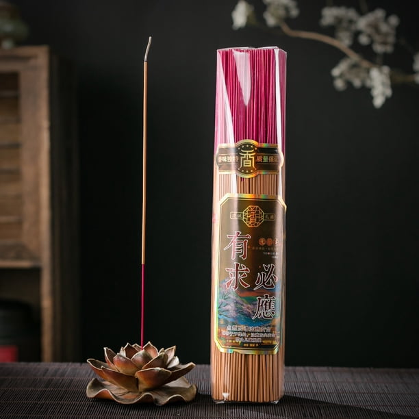 Xiao Hua Incienso chino, 500 unidades, incienso tradicional Guanyin, incienso de bambú para adorar a Buda, adorar a los antepasados, templos, etc.