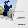 thumbnail image 4 of 5x7 Ornate Picture Frame Set of 6, Glass Photo Frames 5 by 7, Silver 5x7 Frames Only for Tabletop Display, 4 of 6