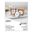 thumbnail image 2 of Round Print-To-The Edge Labels With Surefeed, 2.5" Dia, Glossy White, 90/pk | Bundle of 5 Packs, 2 of 7
