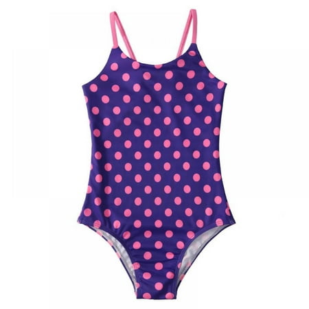 

Sunwukong Girl s One Piece Swimsuit Casual Spaghetti Strap Stretchy Bathing Suit