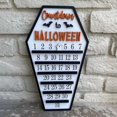thumbnail image 2 of Calendario de Adviento de madera para niños, cuenta atrás para Halloween, ataúd, 31 días, decoraciones para el hogar, venta al por mayor, 2 of 3