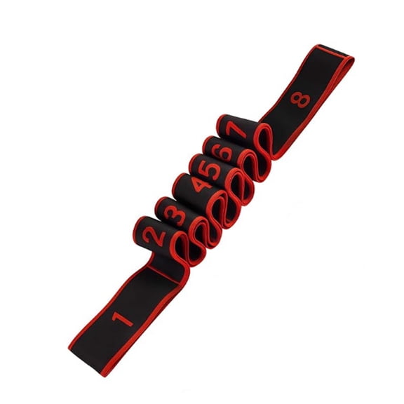 Fitness Resistance Band，Training,Resistance Bands for Legs,8 Section Adjustable Elastic Yoga Resistance Band