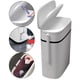 thumbnail image 5 of Cubo de basura con escobilla de inodoro, cubo para basura, cubos de basura para baño, caravana, oficina Blanco, 5 of 9