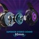 thumbnail image 4 of Cshidworld Audífonos para Juegos, Audífonos para Ps4, Ps5, Audífonos para Xbox con Sonido Envolvente 7.1, con Micrófono con Cancelación de Ruido y Luz RGB, Audífonos sobre la Oreja para Xbox Series X, 4 of 7