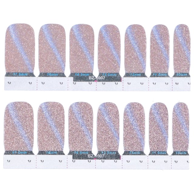 Nail Polish Sticker,14pcs Self-Adhesive Nail Sticker Adhesive Nail Wraps Nail Polish Decals Performance Driven
