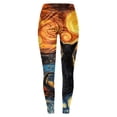 thumbnail image 5 of mgoYE Halloween Sweat Pants Women High Waisted Stretchy Soft Holiday Patterned Tights Workout Yoga Pants Size L, 5 of 7