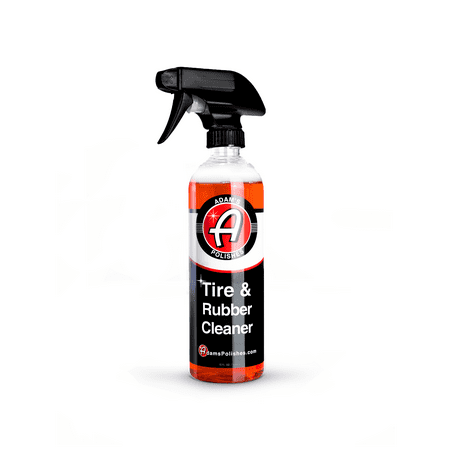 Adam's Tire & Rubber Cleaner (16 oz) - Removes Discoloration From Tires Quickly - Works Great on Tires, Rubber & Plastic Trim, and Rubber Floor Mats