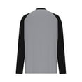 thumbnail image 6 of Diufon Plus Size Long Sleeve Tops for Women Fall Fashion Color Block Crewneck Top Casual Loose Basic Shirts, 6 of 7