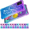 thumbnail image 2 of Funda de arena movediza con purpurina para Samsung Galaxy, A01, A21, A51, A71, A81, A91, A20, A30, A50, funda trasera de teléfono líquido brillante, Linda, D03E qiuyongming unisex, 2 of 2