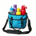 thumbnail image 4 of 4-Compartment Insulated Drink Caddy Bag, Family Size Tumbler Holder with Adjustable Strap for Hiking, Sports, and Daily Use, 4 of 4