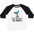 thumbnail image 3 of Inktastic Mermaid 2nd Birthday 2 Year Old Girls Toddler T-Shirt, 3 of 5