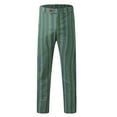 thumbnail image 4 of SNOWSONG Men's Pants, Mens Plaid Pencil Pants Zipper Elastic Waist Pants Trousers, Mens Casual Pants, Chino Pants Slim Fit, Slacks for Men 1PC Pants Green XL, 4 of 7