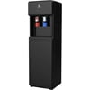 ZHIYU A6BLWTRCLRBLK Touchless Bottom Loading Cooler Dispenser-Hot & Cold Water, Child Safety Lock, Innovative Slim Design, Holds 3 or 5 Gallon Bottles-UL-Black