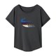thumbnail image 1 of Camiseta para mujer, trajes de verano, ropa, camisa con cuello redondo para regalo de vacaciones para mujer S, 1 of 7