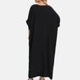 thumbnail image 4 of TMOYZQ Kaftan Dresses for Women Embroidered Short Sleeve V-Neck Plus Size Caftans Bikini Swimsuit Cover-Up Long Beach Dress, 4 of 5