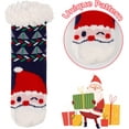 thumbnail image 4 of 3 Pairs Kids Boys Girls Slipper Socks Winter Sherpa Lined Fuzzy Warm Soft Non Skid, 4 of 7