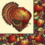 Autumn Turkey 20 Dinner Napkins Fall Thanksgiving