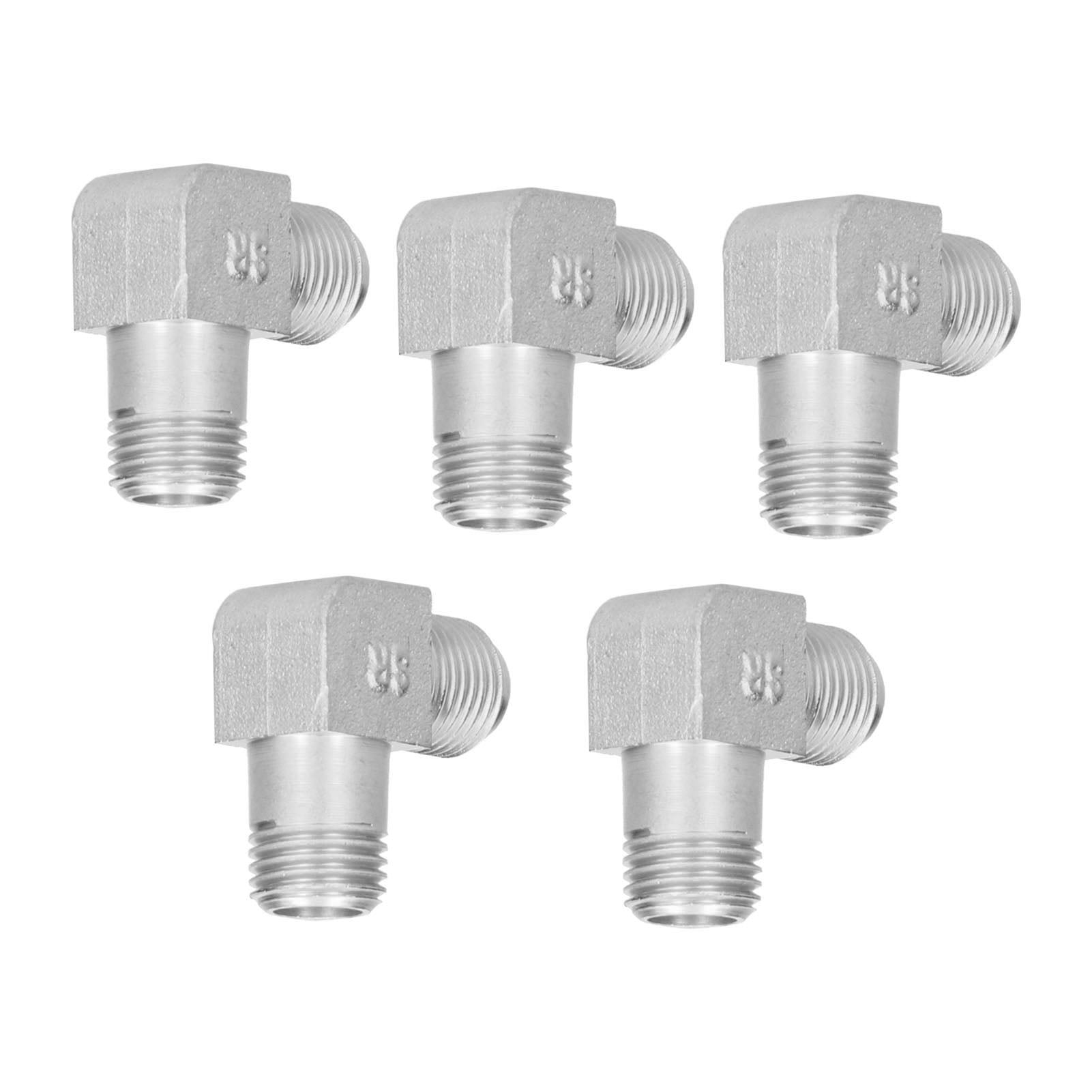 Ymiko Air Compressors Elbow, 1/4 X 1/4 Hose Fittings For Conditioner For Compressor For