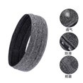 thumbnail image 2 of 8 diademas de entrenamiento para mujeres y hombres, antideslizantes, diademas deportivas, bandas elásticas para el pelo, para yoga, correr, deportes, viajes en interiores, 2 of 5