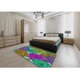 thumbnail image 5 of Ahgly Company Machine Washable Indoor Rectangle Transitional Green Area Rugs, 2' x 5', 5 of 7