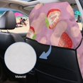 thumbnail image 5 of Garronmavis Cute Strawberry Pattern Car Seat Towel Cover 1 PC Breathable Non-Slip Easy Installation Front Seat Universal Fit for Cars SUVs Trucks Sedans Vans for Post-Workout Outdoor Use, 5 of 9