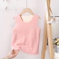 thumbnail image 2 of XXWXYD Girls Thermal Sleeveless Vest, Cute Velvet Waistcoat with Warm Winter Tank Top, Soft Undershirt for Kids, 2 of 8
