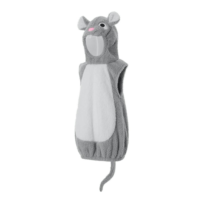 Mouse Plush White Boys Costume Mouse Plush White Boys Costume