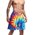 thumbnail image 4 of Men's Summer Casual Swim Trunks American Flag Beach Shorts, 4 of 4