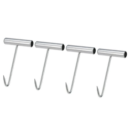 

Uxcell 6 T-Handle Meat Boning Hook Iron T Hooks for Butcher Shop 4Pack