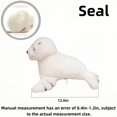 thumbnail image 3 of Chubby Seal Sea World Stuffed Animal White Sea Lion Seals Plush Doll Toy Chair Couth Sofa Decor, 3 of 10